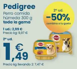 Clarel Pedigree perro comida húmeda oferta