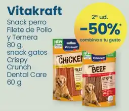 Clarel Vitakraft snack perro filete de pollo y ternera oferta