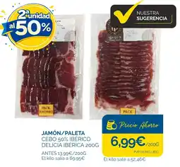 Cash Ecofamilia Jamón/Paleta Cebó 50% Ibérico Delicia Ibérica oferta
