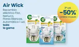 Clarel Air Wick recambio eléctrico flor nenuco flores blancas automático oferta