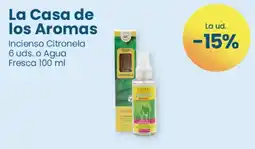 Clarel La Casa de los Aromas Incienso Citronela oferta