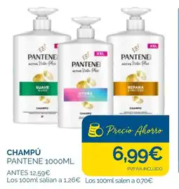 Cash Ecofamilia Pantene champú oferta