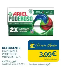 Cash Ecofamilia Ariel poderoso oferta