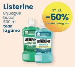 Clarel Listerine enjuague bucal oferta
