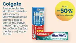 Clarel Colgate pasta de dientes max fresh cristales refrescantes max white cristales blancos oferta