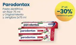 Clarel Parodontax pasta dentífrica sin flúor y Original Menta y Jengibre oferta