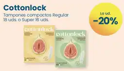 Clarel Cottonlock tampones compactos regular oferta