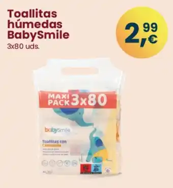 Clarel BabySmile toallitas húmedas oferta