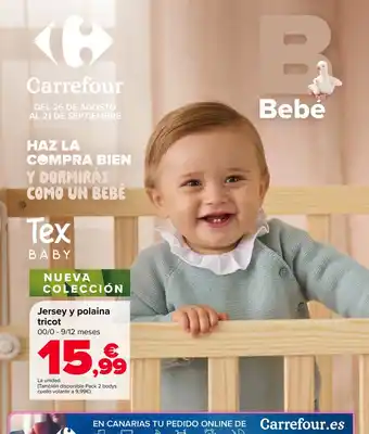 Tex Baby jersey y polaina tricot