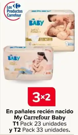 Carrefour My Carrefour Baby en panales recien nacido oferta