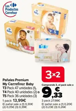 Carrefour My Carrefour Baby Pañales Premium oferta