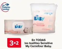 Carrefour My Carrefour Baby en todas las toallitas sensitive oferta