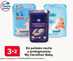 Carrefour My Carrefour Baby en panales noche y protegecames oferta