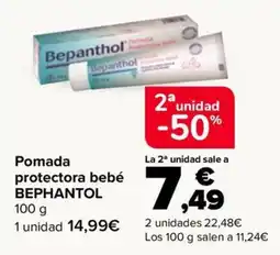 Carrefour Bepanthol pomada protectora bebé oferta