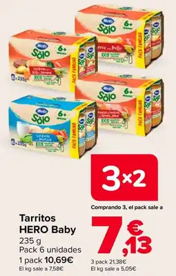 Carrefour Hero Solo Tarritos Baby oferta