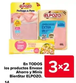 Carrefour Elpozo pechuga de pavo elpozo jamón cocido extra sin sabor bien star pechuga de pavo oferta