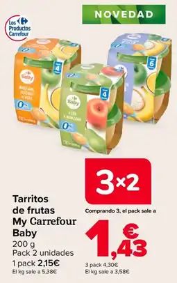 Carrefour My Carrefour Baby Tarritos de frutas oferta