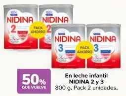 Carrefour Nidina leche infantil oferta