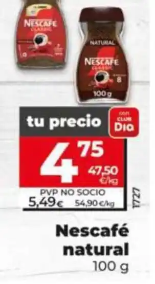 Nescafé natural