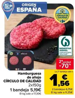 Carrefour Hamburguesa de añojo oferta