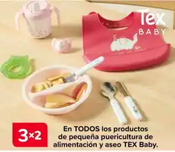 Carrefour Tex Baby los productos de pequeña puericultura de alimentación y aseo oferta
