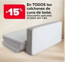 Carrefour colchones de cuna de bebé oferta