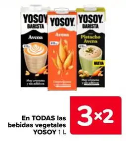 Carrefour Yosoy En todas las bebidas vegetales oferta