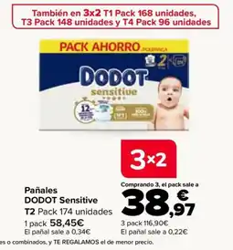 Carrefour Dodot sensitive oferta