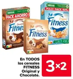 Carrefour Nestle Fitness Original y Chocolate oferta