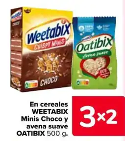 Carrefour Weetabix Minis Choco y avena suave Oatibix oferta