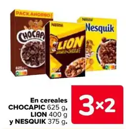 Carrefour Cereales Chocapic Lion Nesquik oferta
