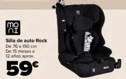 Carrefour moni silla de auto rock oferta