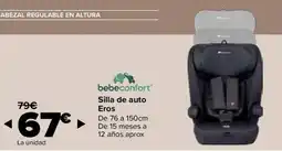 Carrefour bebeconfort silla de auto eros oferta