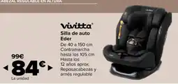 Carrefour Vivitta silla de auto eder oferta
