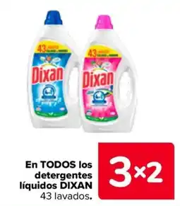 Carrefour Dixan detergentes líquidos oferta