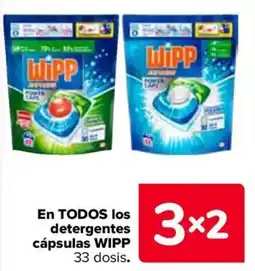 Carrefour Wipp en todos los detergentes cápsulas oferta