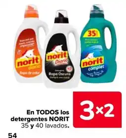 Carrefour Norit en todos los detergentes oferta