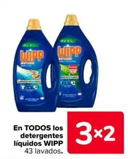 Carrefour Wipp en todos los detergentes líquidos oferta