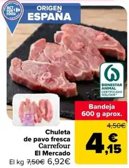 Carrefour Carrefour chuleta de pavo fresca oferta