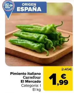 Carrefour Carrefour Pimiento italiano oferta