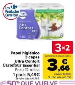 Carrefour Carrefour Essential papel higiénico oferta