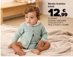 Carrefour Ranita tirantes tricot oferta