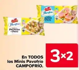 Carrefour CampoFrío en todos los Minis Pavofrío oferta