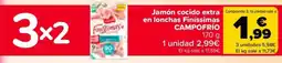 Carrefour Campo Frío jamón cocido extra en lonchas Finíssimas+ oferta