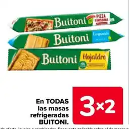 Carrefour Buitoni en todas las masas refrigeradas oferta