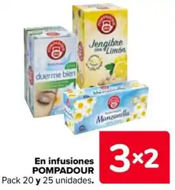Carrefour Pompadour infusion oferta