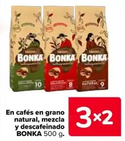 Carrefour Bonka en cafés en grano natural, mezcla y descafeinado oferta