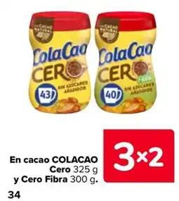 Carrefour Colacao Cero oferta