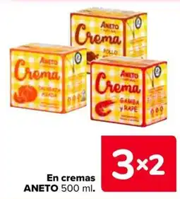 Carrefour Aneto en cremas oferta