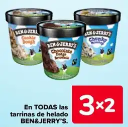 Carrefour Ben&Jerry's en todas las tarrinas de helado oferta